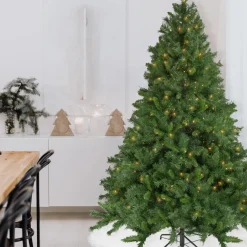 6.5' Pre-Lit Chatham Pine Artificial Christmas Tree, Clear Lights