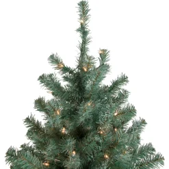 7.5' Pre-Lit Colorado Blue Spruce Artificial Christmas Tree, Clear Lights