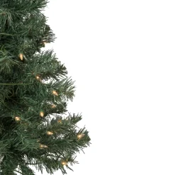 3' Pre-Lit Green Medium Blackwater Fir Artificial Christmas Tree - Clear Lights