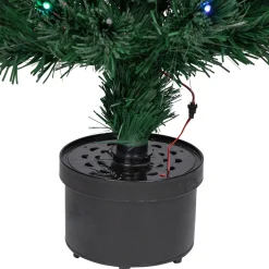 4' Pre-Lit LED Fiber Optic Artificial Christmas Tree with Color Changing Stars