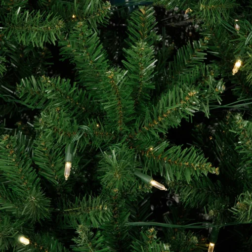 7.5' Pre-Lit Manchester Pine Instant Connect Artificial Christmas Tree, Dual LED Lights