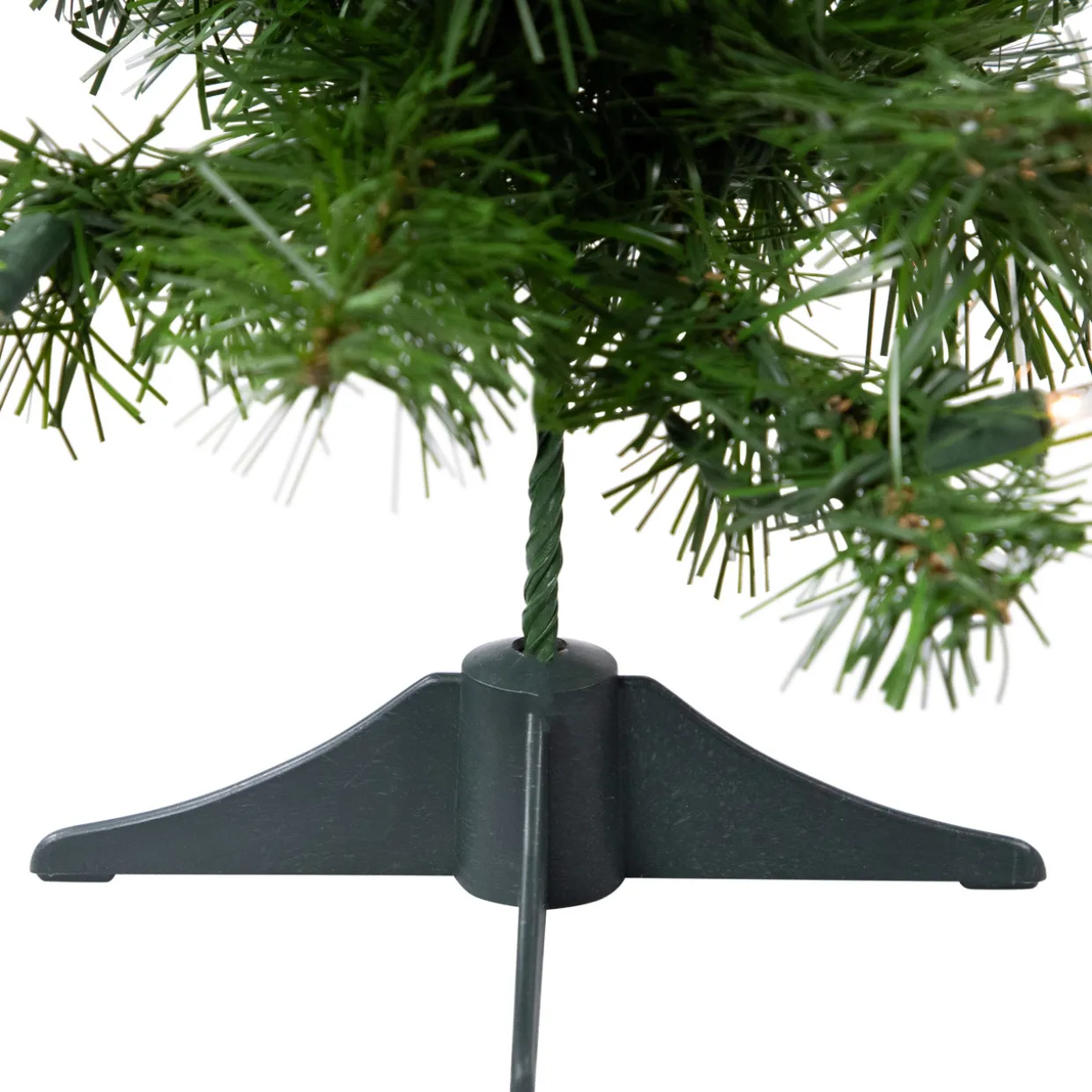 18" Pre-Lit Medium Blackwater Fir Artificial Christmas Tree, Clear Lights