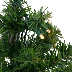 2' Pre-Lit Medium Mixed Classic Pine Artificial Christmas Tree - Warm White LED Lights