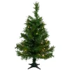 2' Pre-Lit Medium Royal Pine Artificial Christmas Tree - Clear Lights