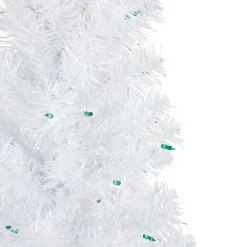 3' Pre-Lit Medium White Pine Artificial Christmas Tree - Green Lights