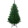 4' Pre-Lit Mixed Classic Pine Medium Artificial Christmas Tree - Multi LED Lights