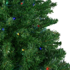 4' Pre-Lit Mixed Classic Pine Medium Artificial Christmas Tree - Multi LED Lights