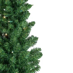 6' Pre-Lit Northern Balsam Fir Pencil Artificial Christmas Tree, Warm Clear LED Lights