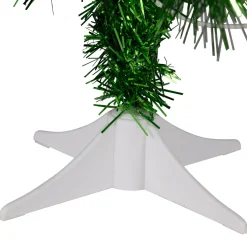 2' Pre-Lit Paradise Lime Green Tinsel Pine Artificial Christmas Tree - Clear Lights