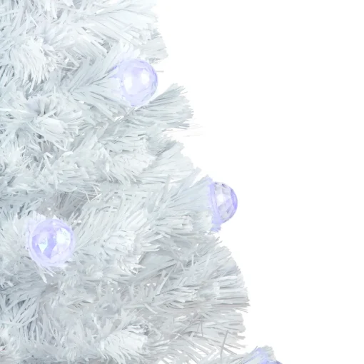 3' Pre-Lit White Fiber Optic Artificial Christmas Tree, White Lights
