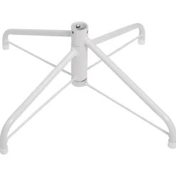 7.5' Pre-Lit White Georgian Pine Pencil Artificial Christmas Tree, Warm White LED Lights