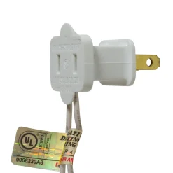 4' Pre-Lit White Pine Slim Artificial Christmas Tree - Multi Lights