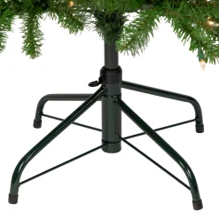 4.5' Pre-Lit White River Fir Artificial Pencil Christmas Tree - Clear Lights