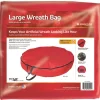 48" Premium Red Christmas Wreath Storage Bag