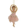 4.25" Pretty in Pink Ballerina Girl Christmas Ornament