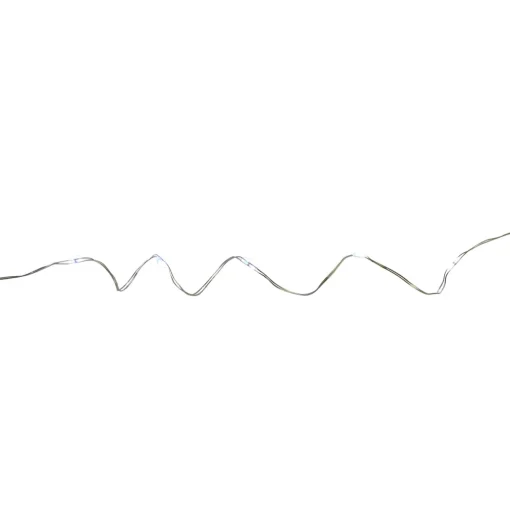 100 Pure White LED Micro Fairy Lights - 16.25 ft Copper Wire