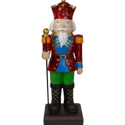 22" Red and Blue Nutcracker Soldier Christmas Decoration
