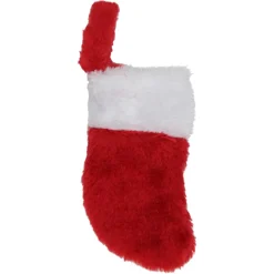 6" Red and White Traditional Cuff Mini Christmas Stocking