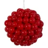 3.25" Red Berries Christmas Ball Ornament