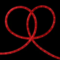 100' Red Incandescent Christmas Rope Lights