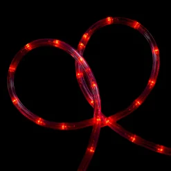 18' Red LED Christmas Rope Lights