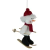 9.5" Skiing Snowman with Red Winter Hat Christmas Ornament