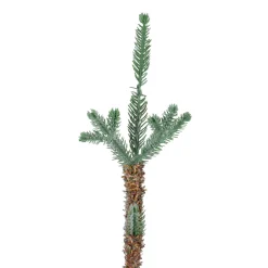 4' Snow Covered Frosted Pine Artificial Christmas Tree with Jute Base – Unlit