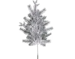 28" Snow Pine Frosted Christmas Spray
