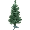 18" Traditional Green Pine Artificial Christmas Tree, Unlit