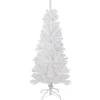 4.5' White Georgian Pine Artificial Pencil Christmas Tree, Unlit