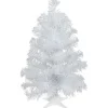 18" White Iridescent Spruce Artificial Christmas Tree - Unlit