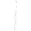 144 White LED Snow Falling Branch Mini Christmas Lights - 5 ft Silver Wire