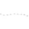 9' White Plush Snowball Christmas Garland