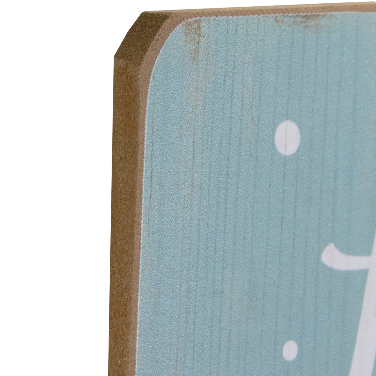 24" Wooden 'Let It Snow' Snowman Hanging Christmas Wall Sign