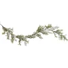 5' x 7" Artificial Christmas Garland with Frosted Foliage and Berries, Unlit