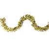12' x 4" Gold and Silver Boa Wide Cut Tinsel Christmas Garland - Unlit