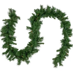 9' x 10" Pre-Lit Chatham Pine Artificial Christmas Garland, Multi-Color Lights