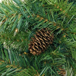 9' x 16" Pre-Lit Dakota Red Pine Artificial Christmas Garland - Warm White LED Lights