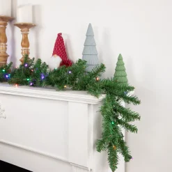 9' x 12" Pre-Lit Winona Fir Artificial Christmas Garland, Multi LED Lights