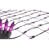 2' x 8' Purple Mini Tree Trunk Wrap Christmas Net Lights - Brown Wire