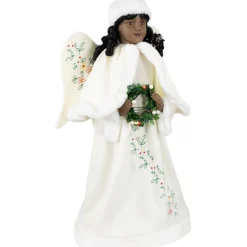 African American Animated and Musical Christmas Angel Figure - 24