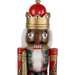 African American Nutcracker King Christmas Figure - 14.25