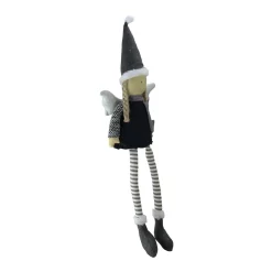 Angel Girl with Dangling Striped Legs Christmas Figure - 26.5"