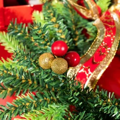 Animated and Musical Santa Driving Vintage Truck Christmas Decoration - 36.5