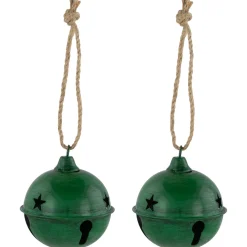 Antiqued Christmas Jingle Bells Ornaments - 3