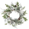 Artificial Mixed Foliage with Pine Cones Christmas Wreath, 28-Inch, Unlit