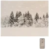 Battery-Operated Lighted Wall Art - Winter Pines