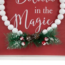 Believe in the Magic Framed Christmas Wall Sign - 9.75