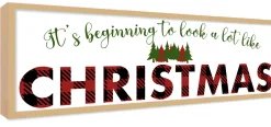 Big It's beginning to look A Lot Like Christmas 9.5