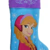 Blue & Purple Disney Frozen Princess Anna Christmas Stocking Holiday Decor